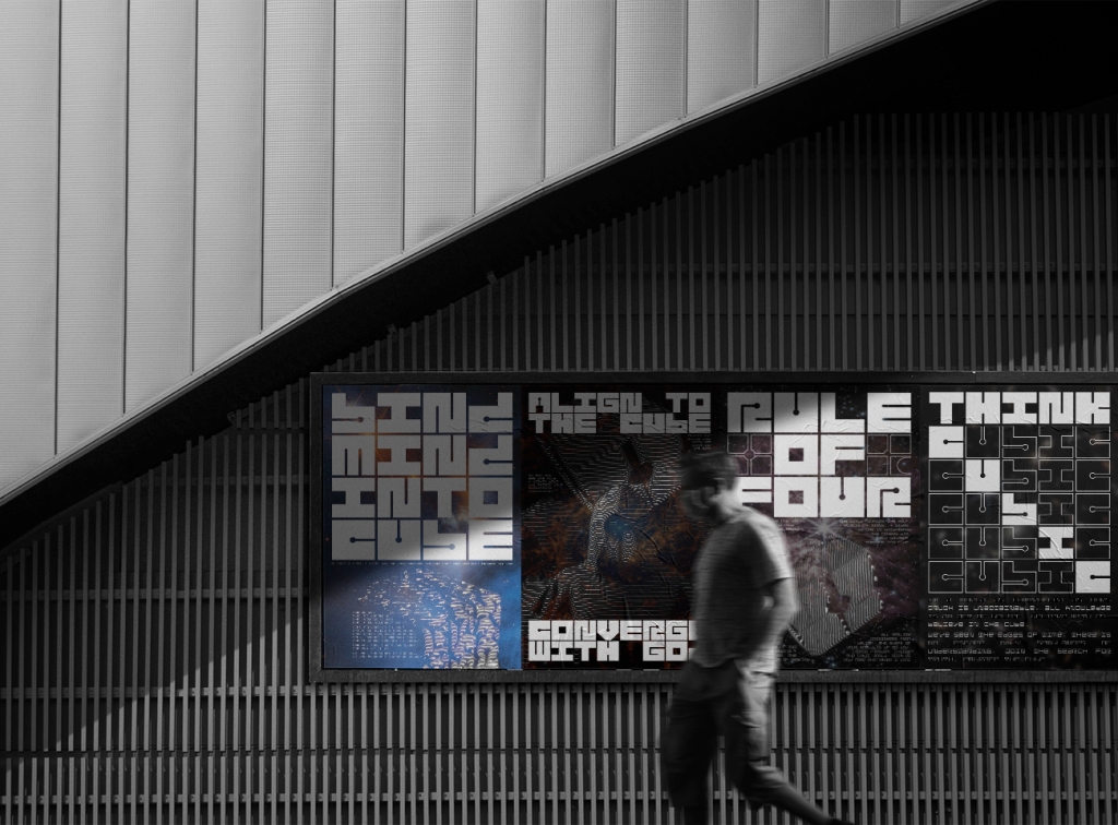 subway poster mockup